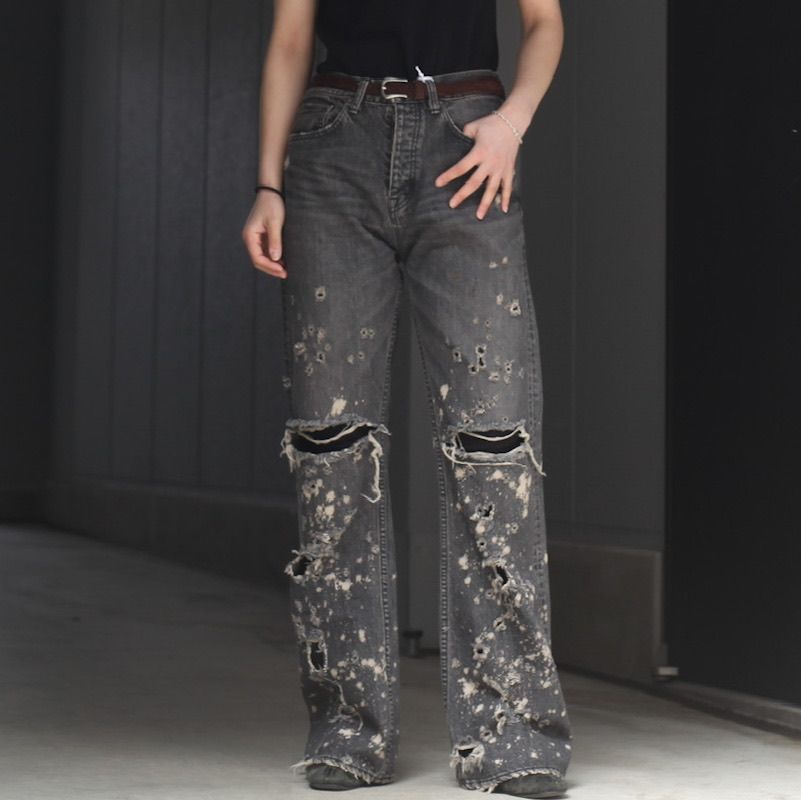 DAIRIKU - 【残り一点】Damage Flare Denim Pants | ACRMTSM ONLINE STORE