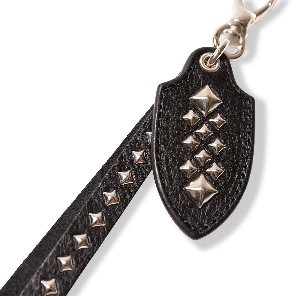 【残りわずか】Studs Leather Long Key Ring