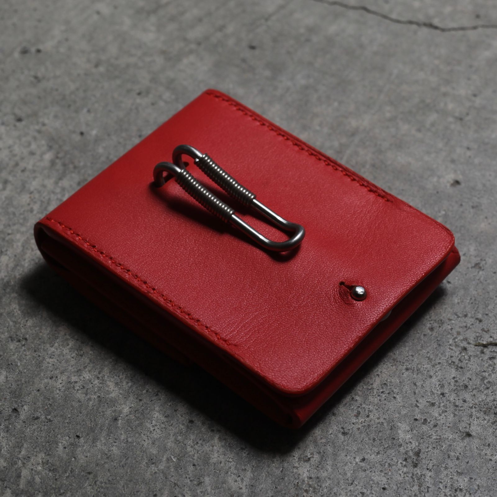 【残り一点】Coil Spring Money Clip & Coin Case(HUGHES_LAMB)