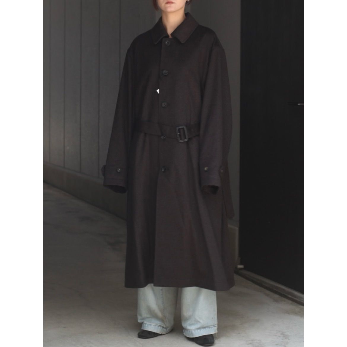 【残り一点】Oversized Investigated Coat(CASHMERE)