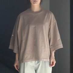 【残り一点】ピグメントジャージーロールアップT