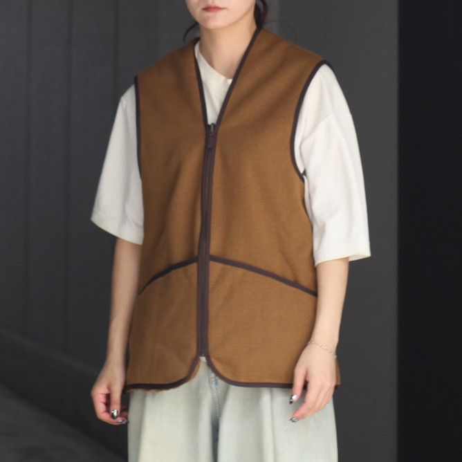 【残り一点】Warm Pile Waistcoat Zip In Liner