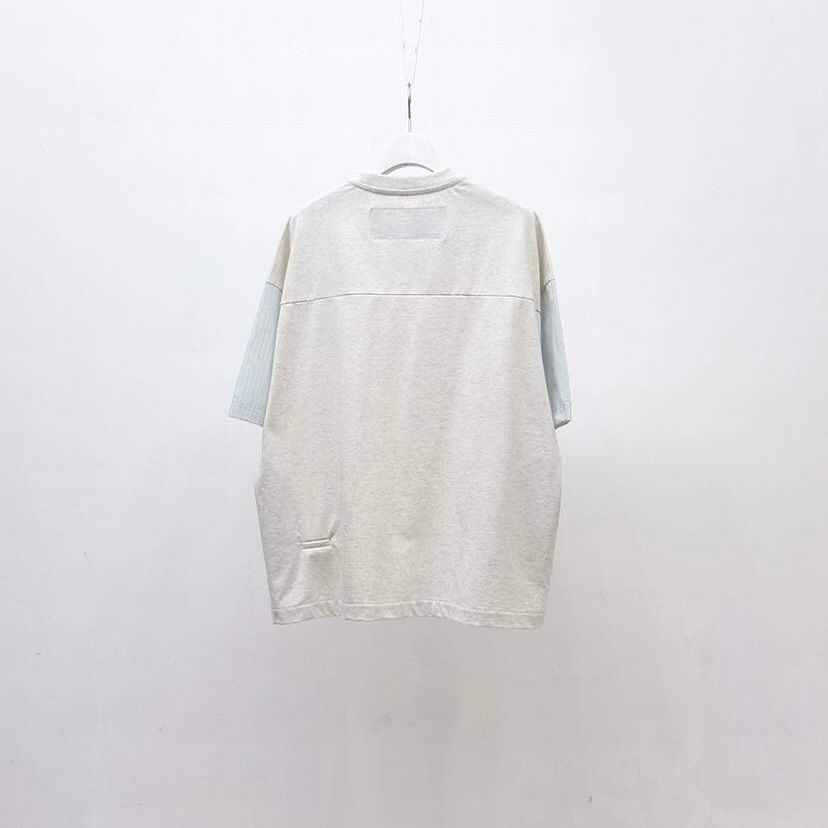 【残り一点】シャツ切替ワイドT