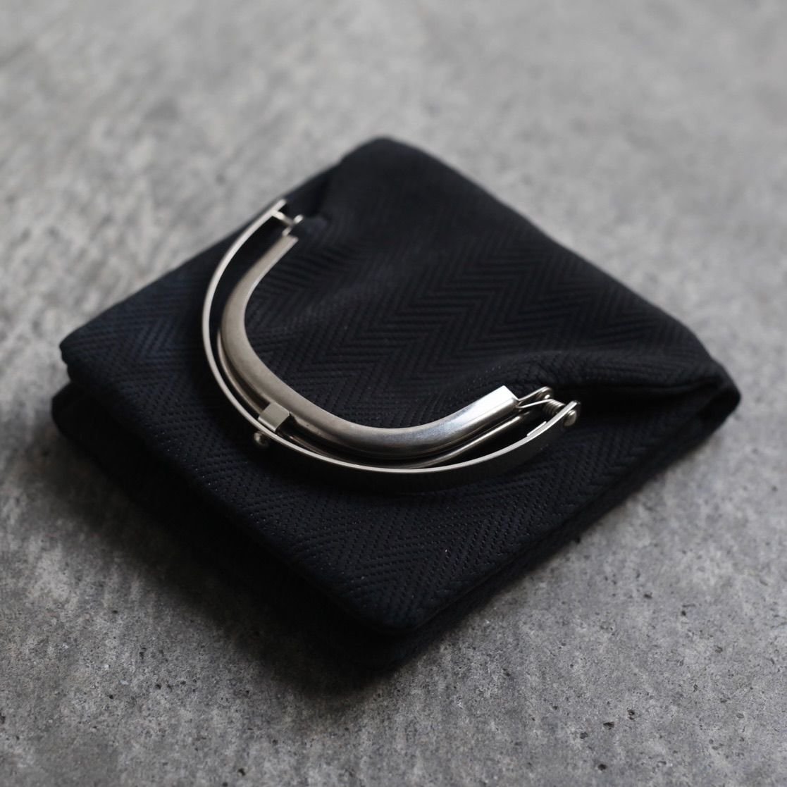 【残り一点】Frame Half Wallet(ODD_COW HERRINGBONE)