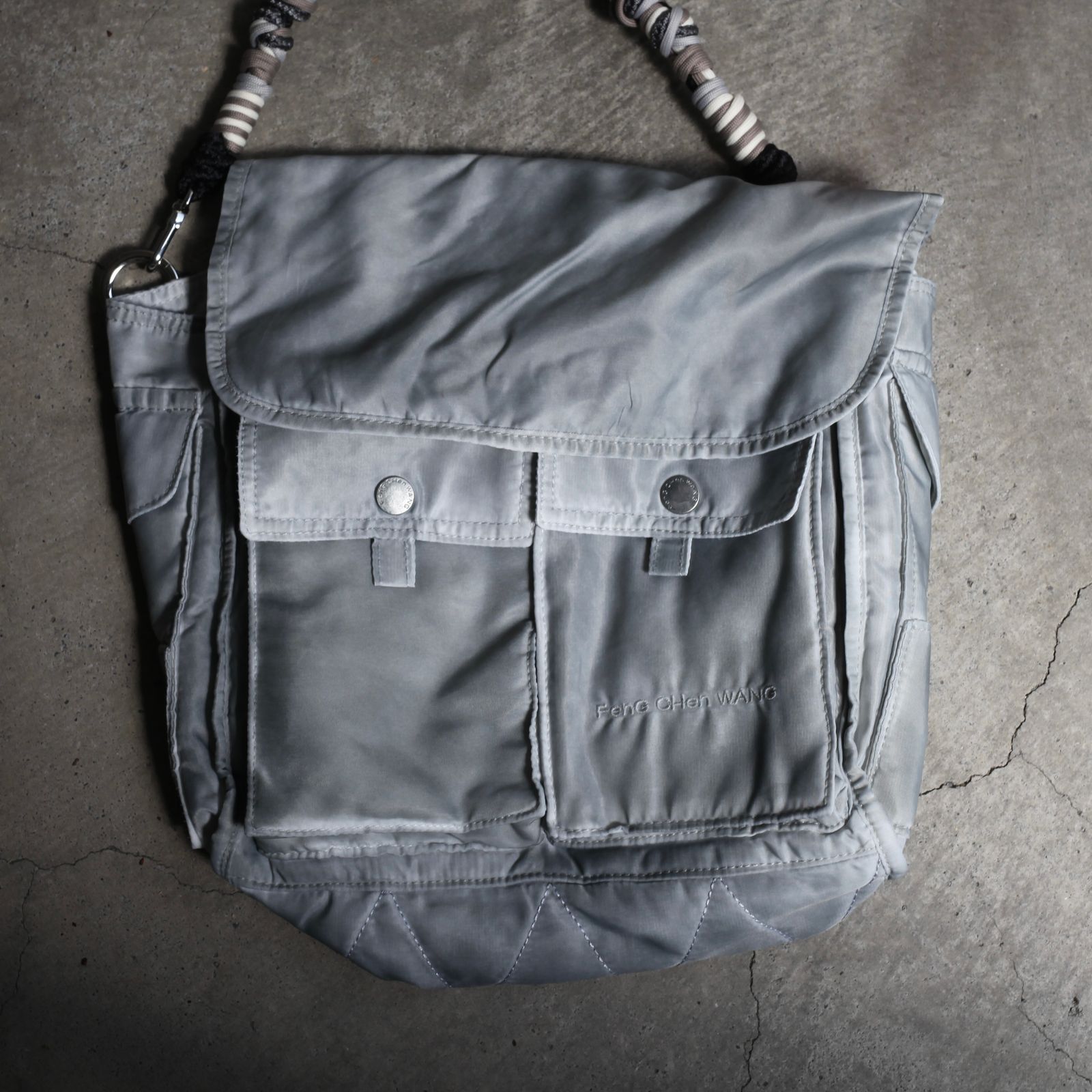 【残り一点】Grey Nylon Spray Backpack