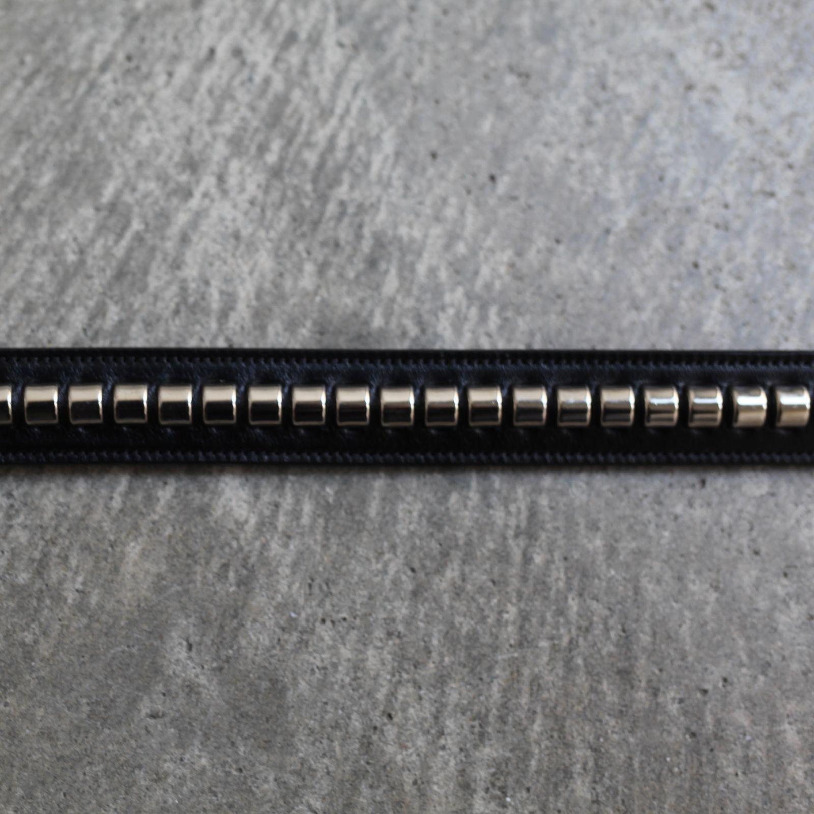 【残り一点】3/4 Clincher Belt(BLACK×NICKEL)