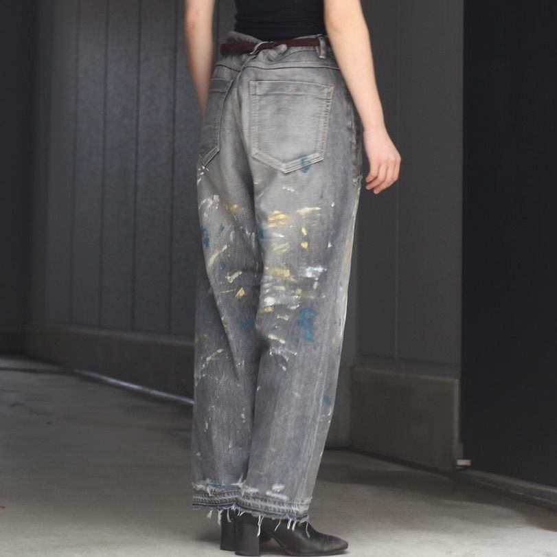 saby - 【再販売通知受付可能】Kamata Denim Trousers Type01(PAINT