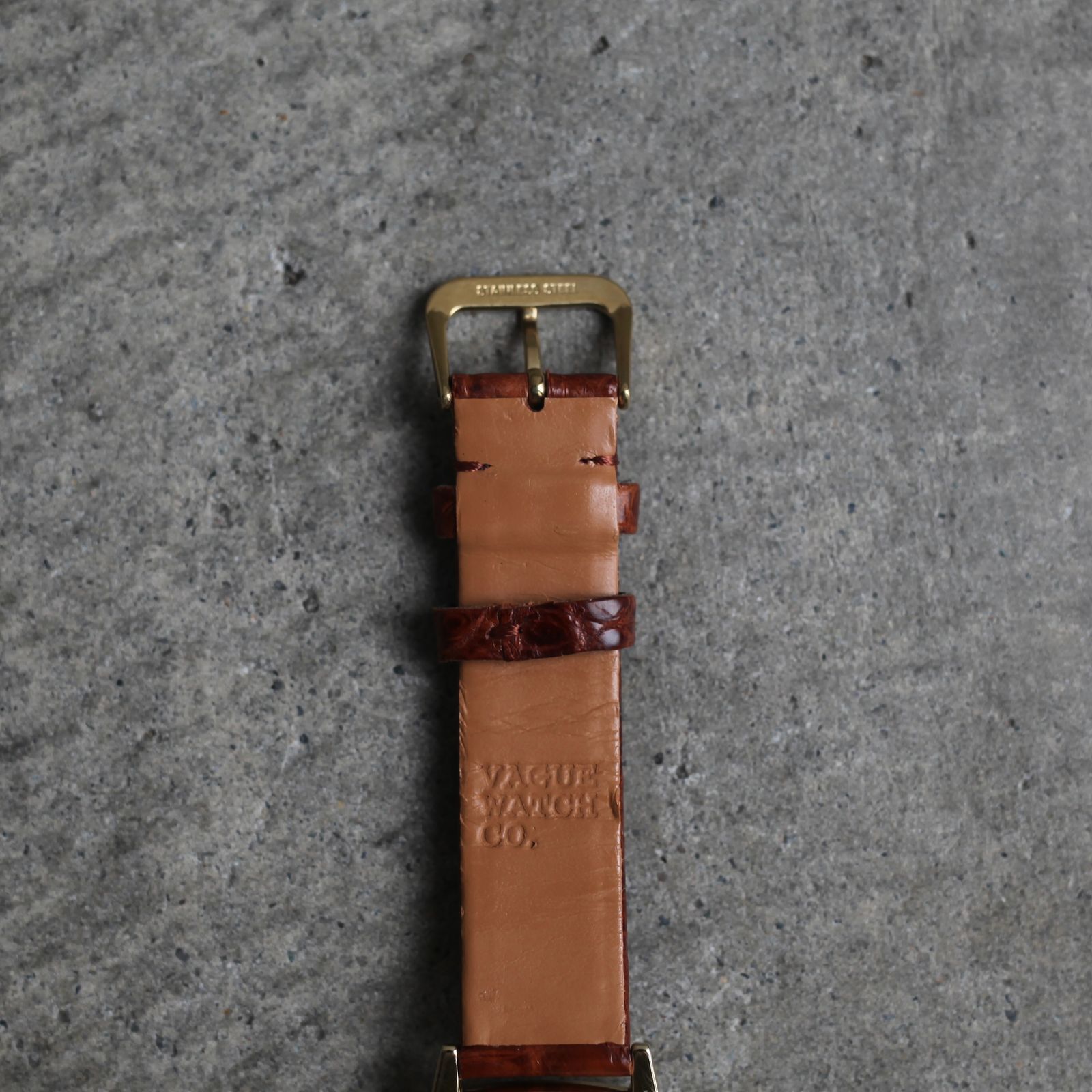 【残り一点】Coussin 12 Croco(MEN/GOLD×BROWN)