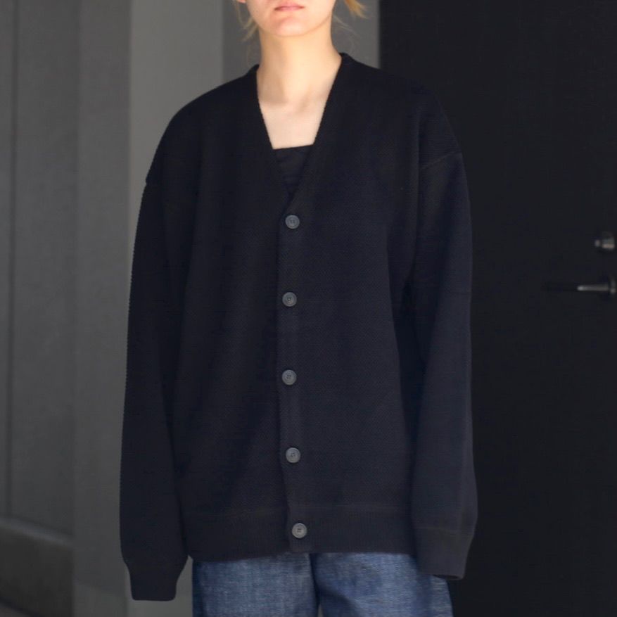 crepuscule - 【再販売通知受付可能】Moss Stitch V/N Cardigan