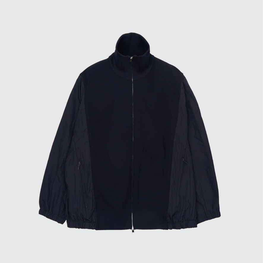 【残り一点】Connected Rib Knit Trucker Jacket