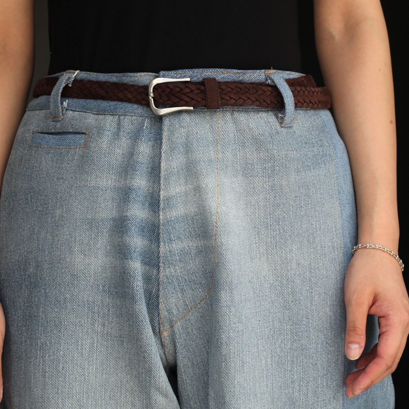 【残り一点】Reconstructed Super Baggy Slacks Denim_2(M)