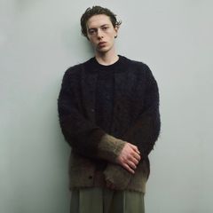 【残りわずか】Gradation Mohair Knit Cardigan