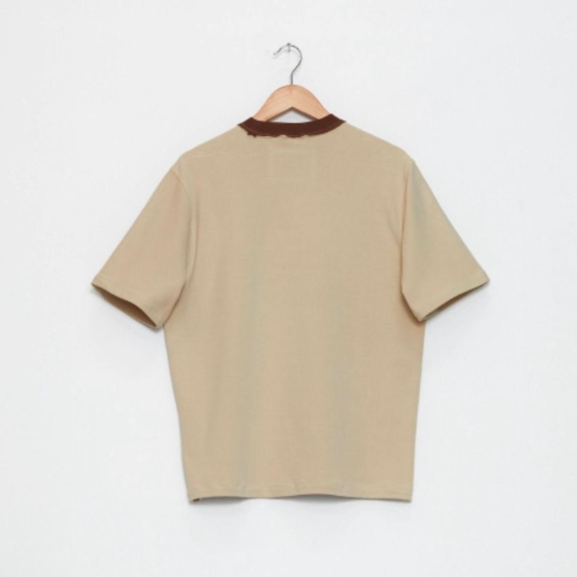【関税込み】Camiel Fortgens ブラウン Normal 1/1 リブ Tシャツ CAMIEL FORTGENS - 【残り一点】Normal Tee | ACRMTSM ONLINE STORE