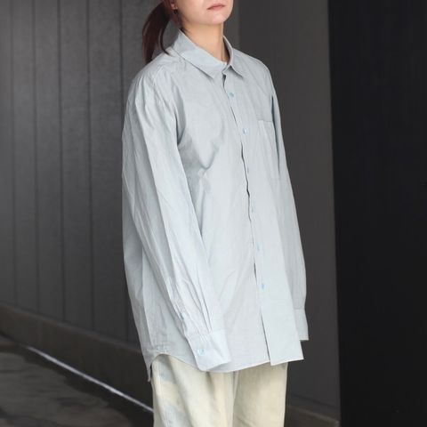 【残り一点】Regular Collar Shirt(MAX HIGH COUNT TYPEWRITER)