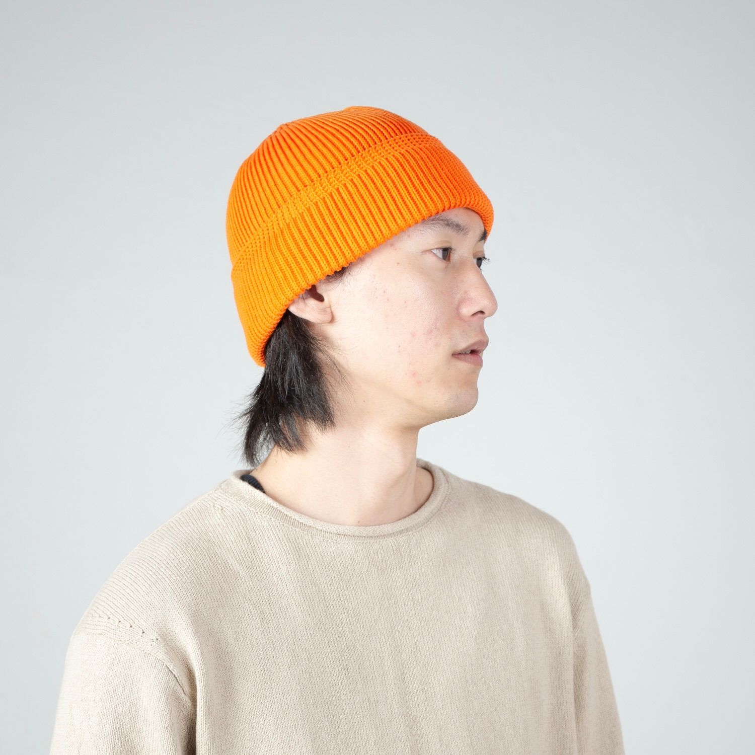 【残り一点】Cotton Acrylic Knit Beanie