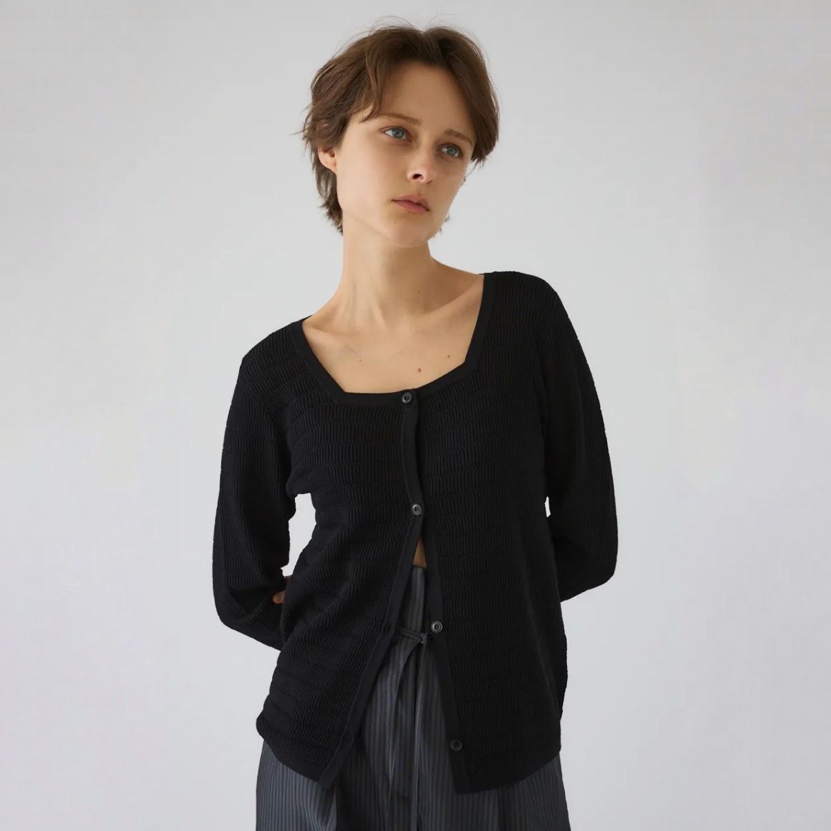 【残り一点】Tuck Rib Knit CD