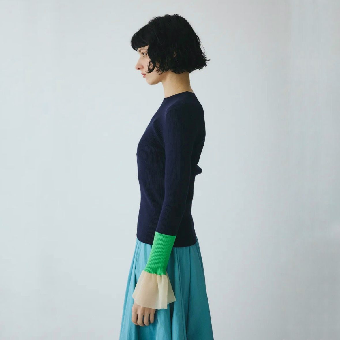 【残り一点】Flare Sleeve Knit Tops