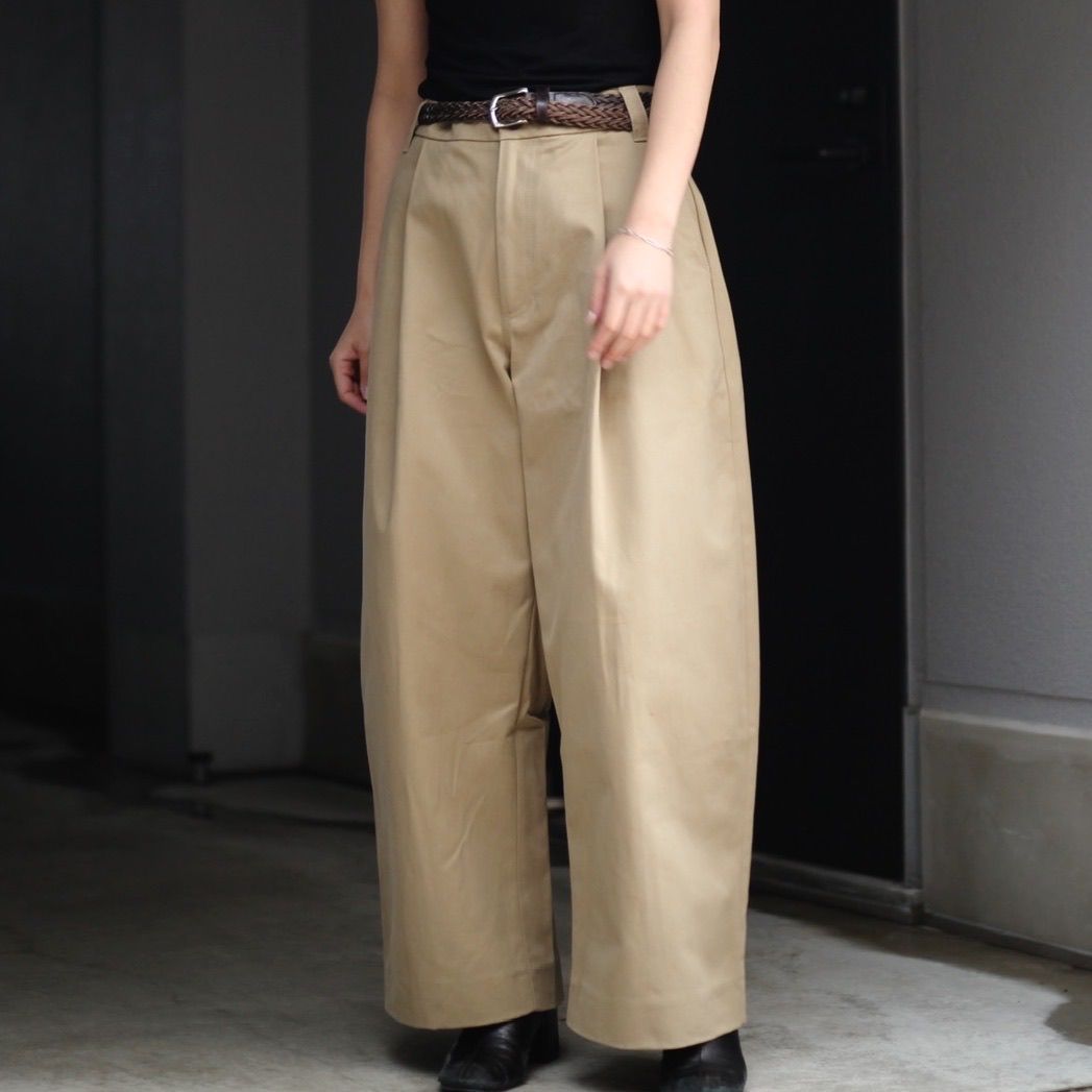 STUDIO NICHOLSON - 【残りわずか】Deep Pleat Volume Pant(SORTE 