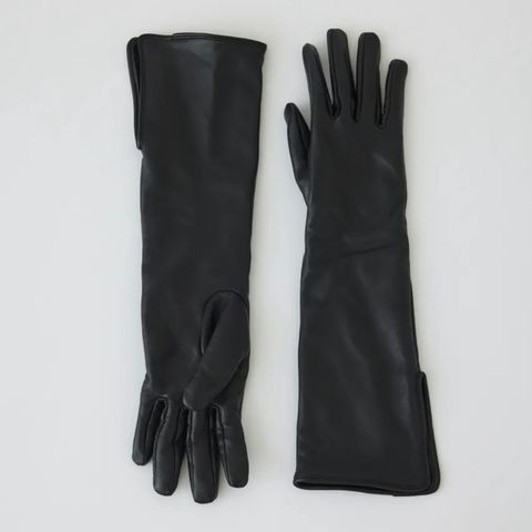 【残り一点】Long Leather Knit Gloves