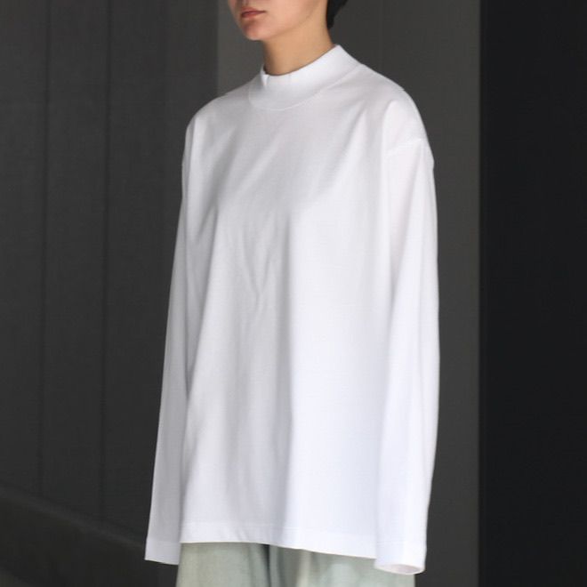 【残りわずか】12/- Air Spinning Mockneck T-shirt