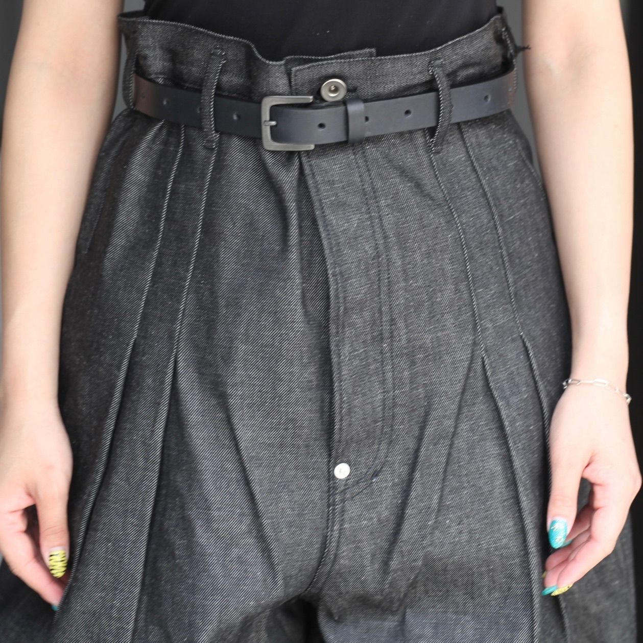 【残り一点】Hi Waist Baggy Denim Pants
