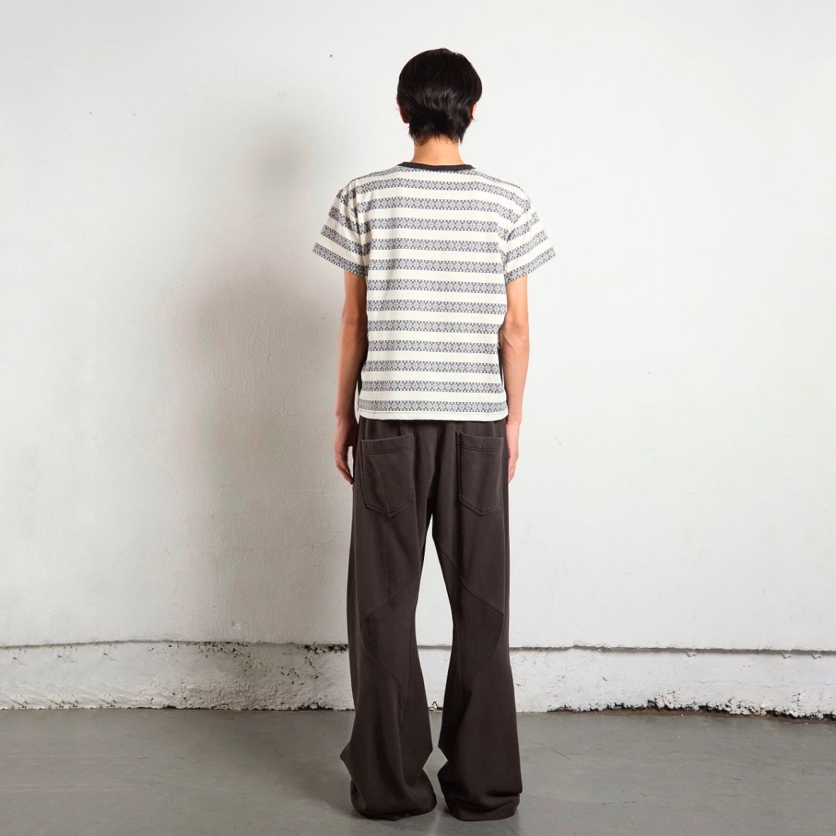 【残り一点】Nordic Pattern Jacquard T-Shirt