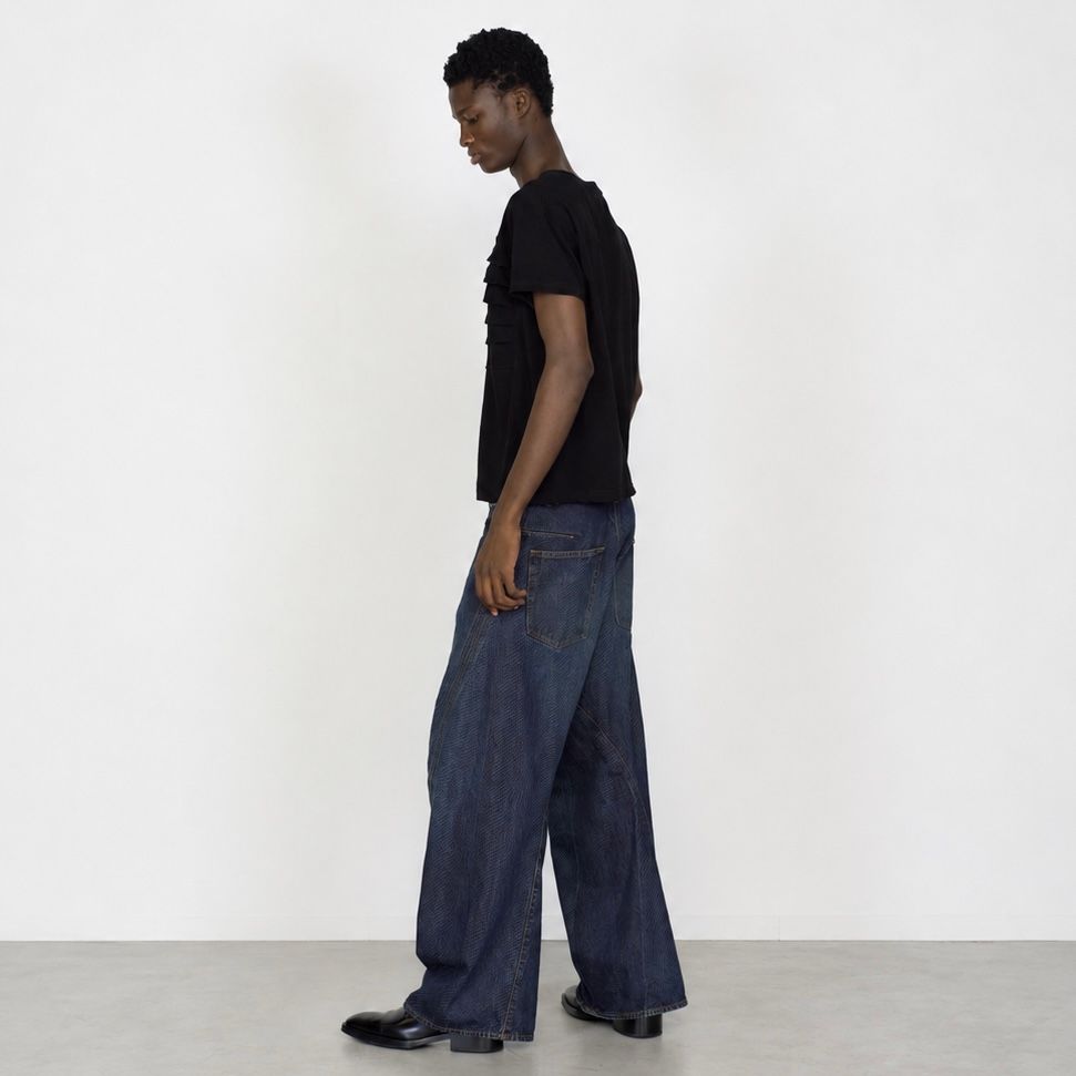 【残り一点】Pleated Half Sleeve T-Shirt