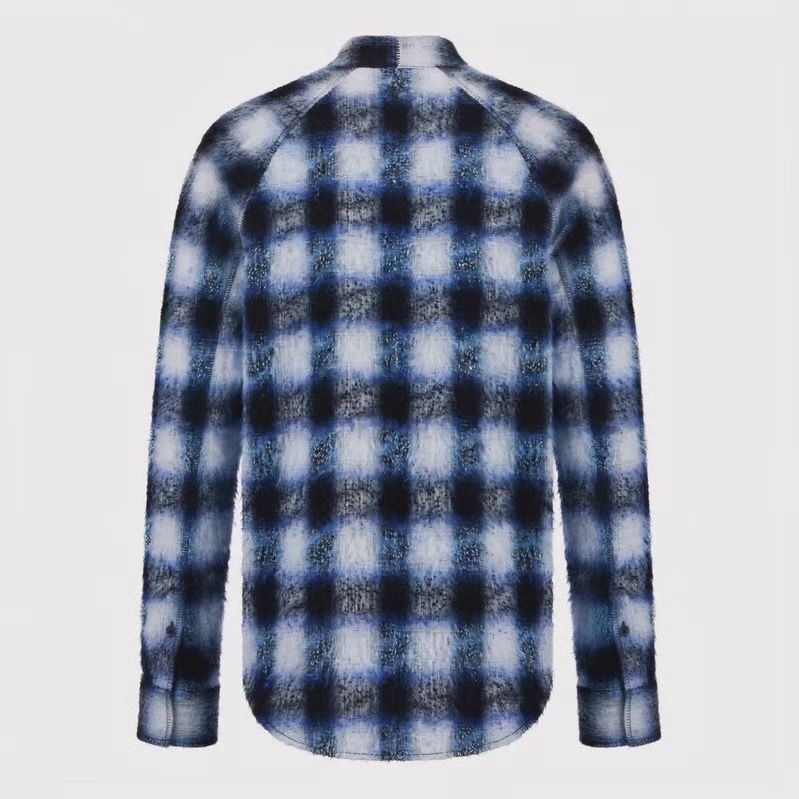 【残り一点】Shaggy Ombre Ribbon Shirt(DRUNK)