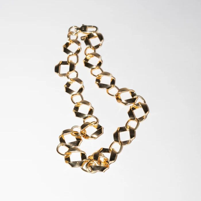 【残り一点】Square Twist Short Necklace