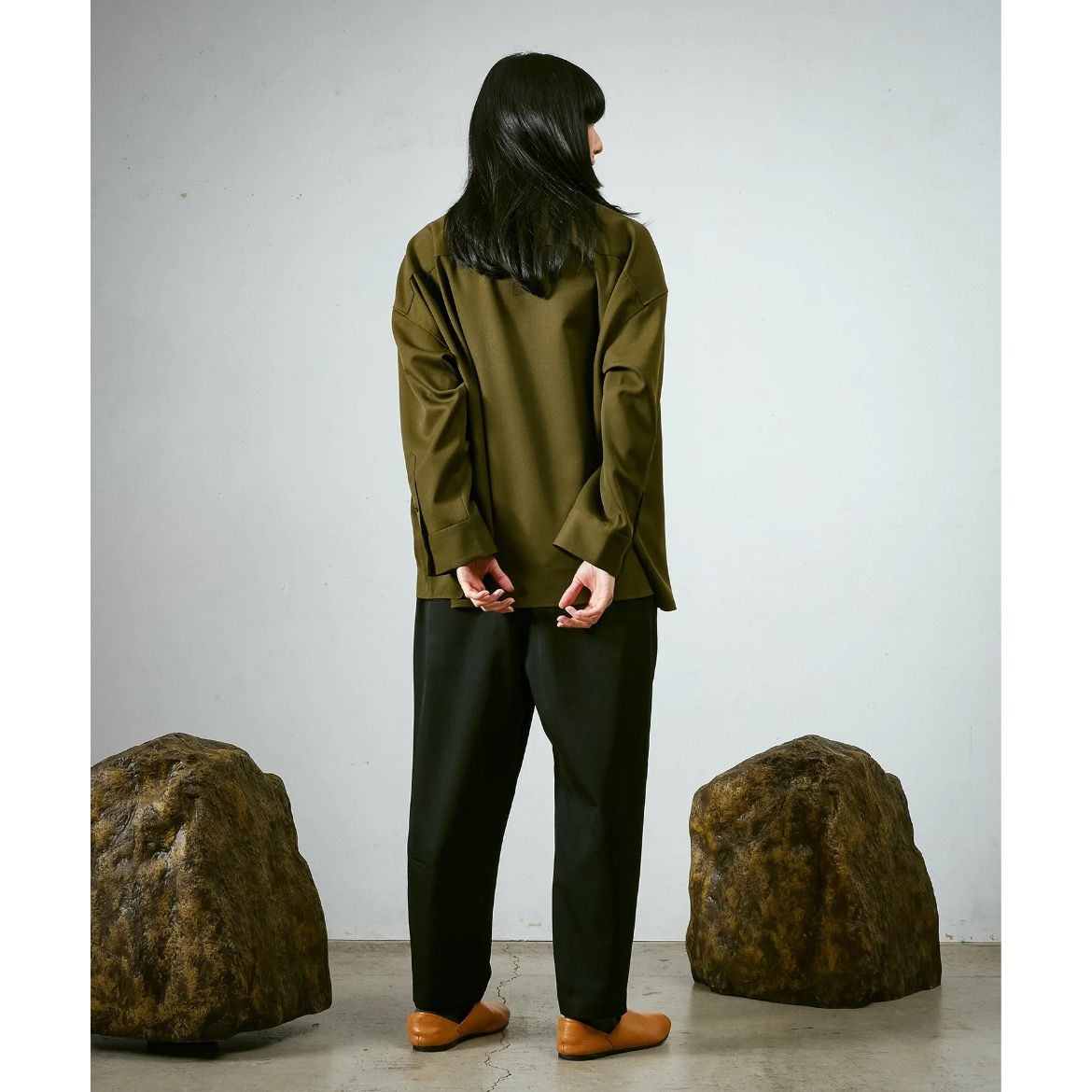 【残り一点】よそいきワイドBOXシャツ