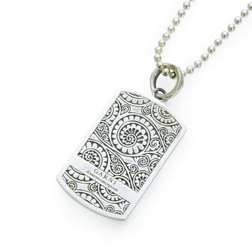 【お取り寄せ注文可能】Vine Dog Tag Pendant L