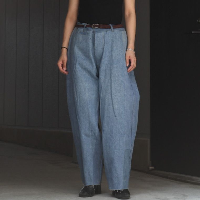 【残り一点】Reconstructed Super Baggy Slacks Denim_3(L)