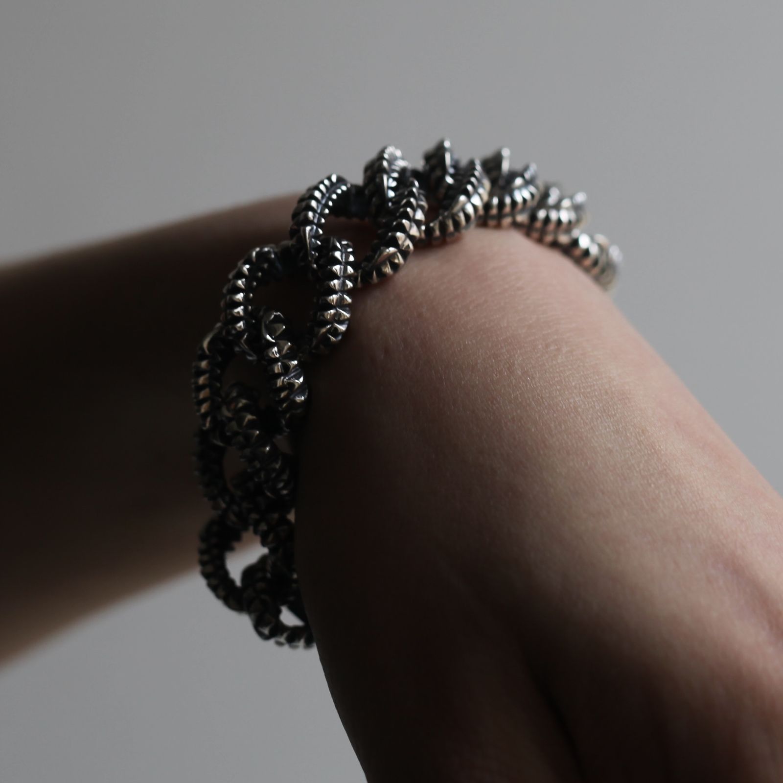 【お取り寄せ注文可能】Cuban Chain Bracelet(SILVER×GOLD)