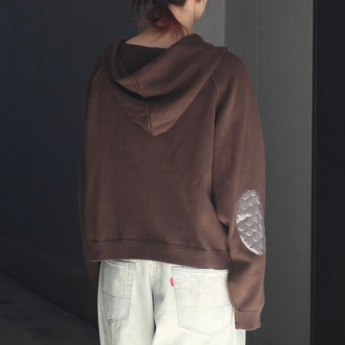 【残りわずか】Exuviae Patch Knit Hoodie