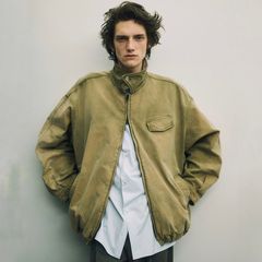【残りわずか】Sulfur Dyed Whip Cord Vintage Zip Jacket