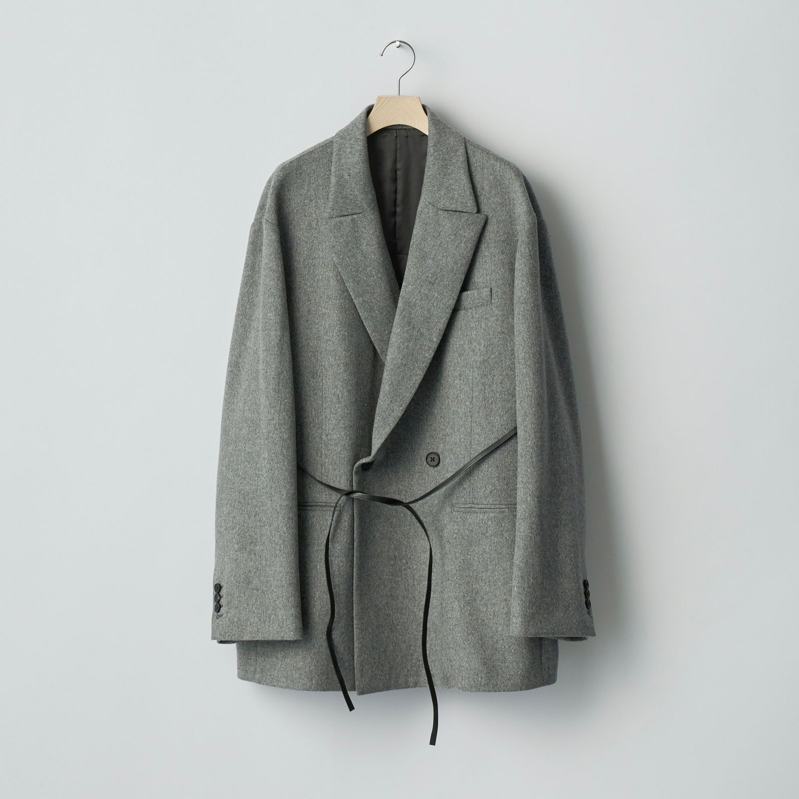 【残り一点】W/CA Beaver Back Slash Peak Lapel Jacket
