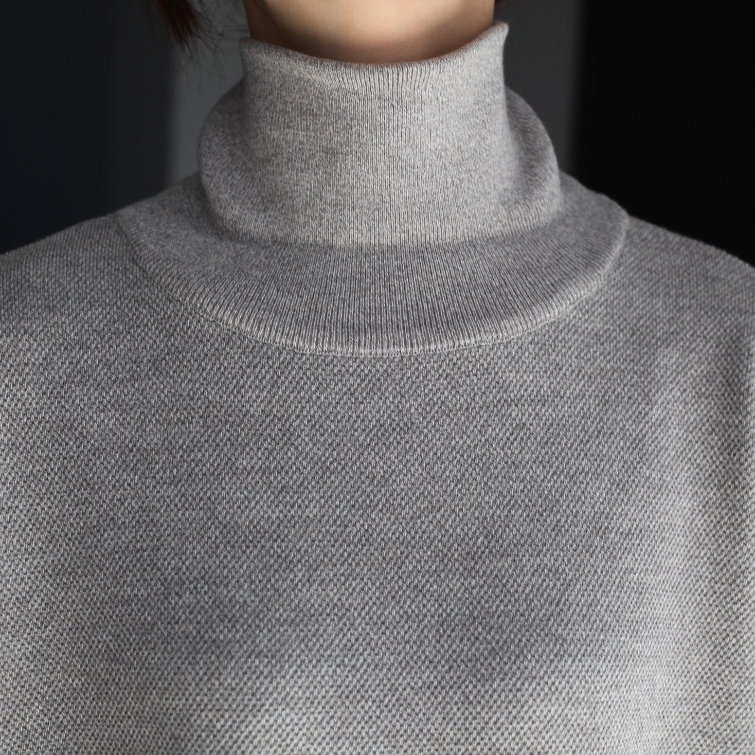 【残り一点】CO/WO Moss Stitch Turtle Neck