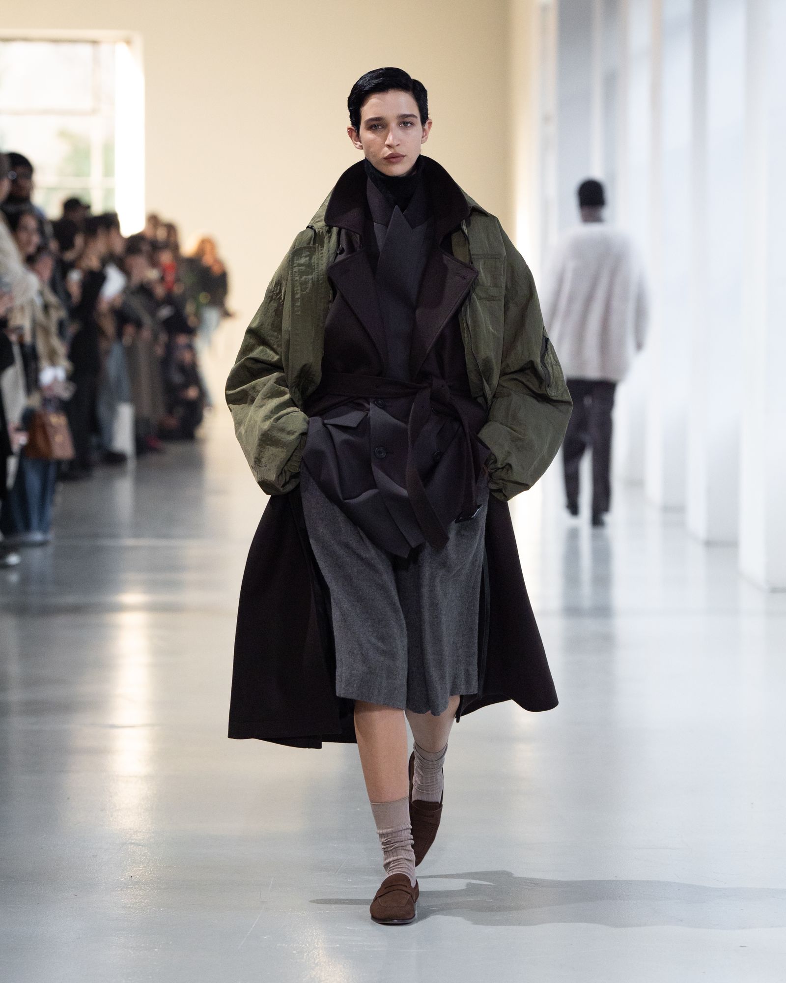 ssstein フリース スラックス ssstein - 【残り一点】Wool/Cashmere Fleece Easy Short Trousers