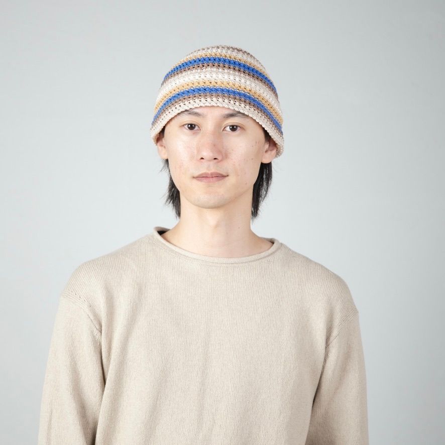 【残り一点】Multi Border Knit Hat