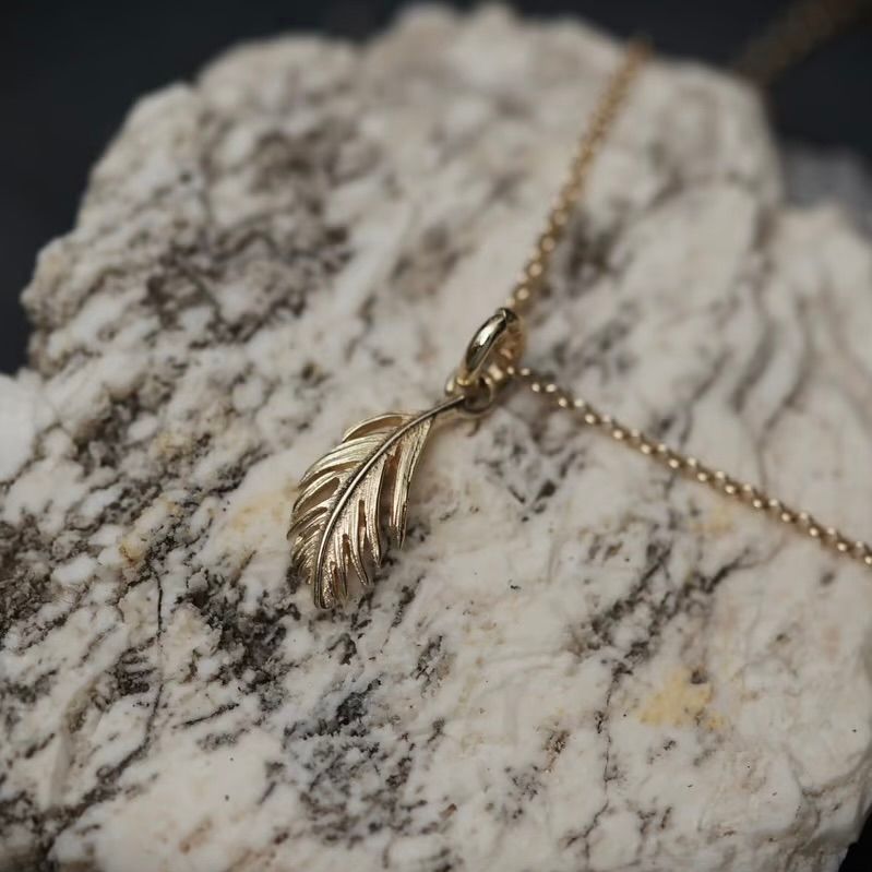 【お取り寄せ注文可能】Minuscule Feather_S(GOLD)