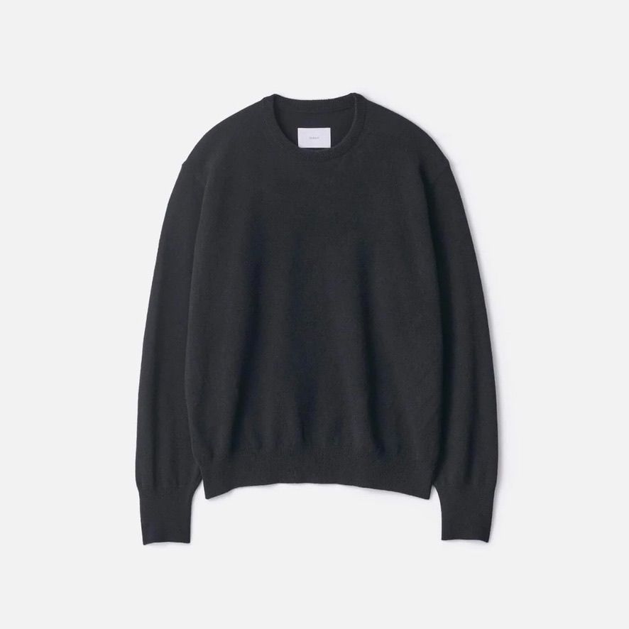【残りわずか】Extra Fine Wool Knit Crew Neck LS