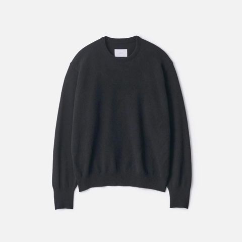 【残りわずか】Extra Fine Wool Knit Crew Neck LS