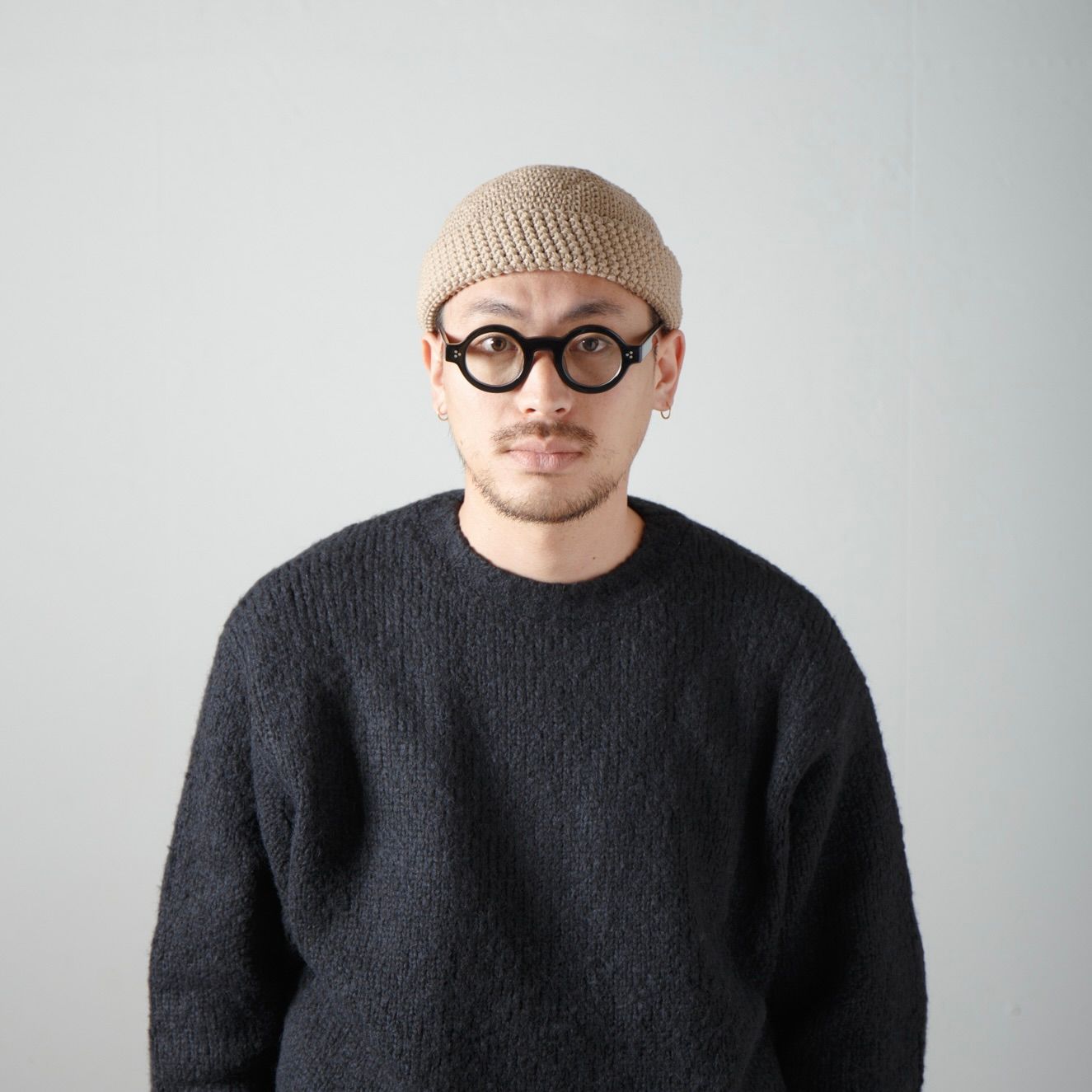 【残りわずか】Hand Knit Crusher Cap
