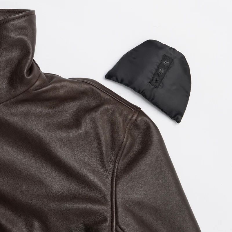 【残り一点】Sheep Leather High Neck Blouson