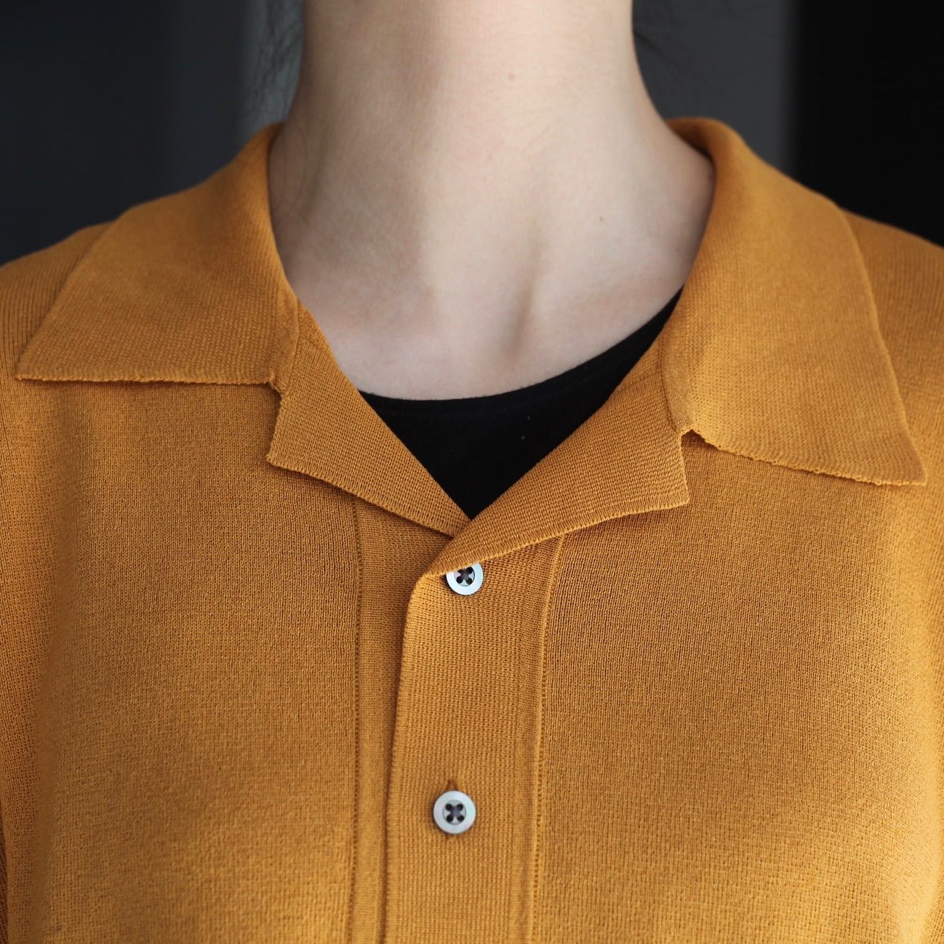 【残り一点】Washi Open Collar S/S Shirt