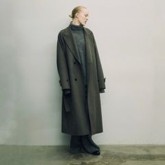 【残り一点】Oversized Peak Lapel Coat(WOOL)