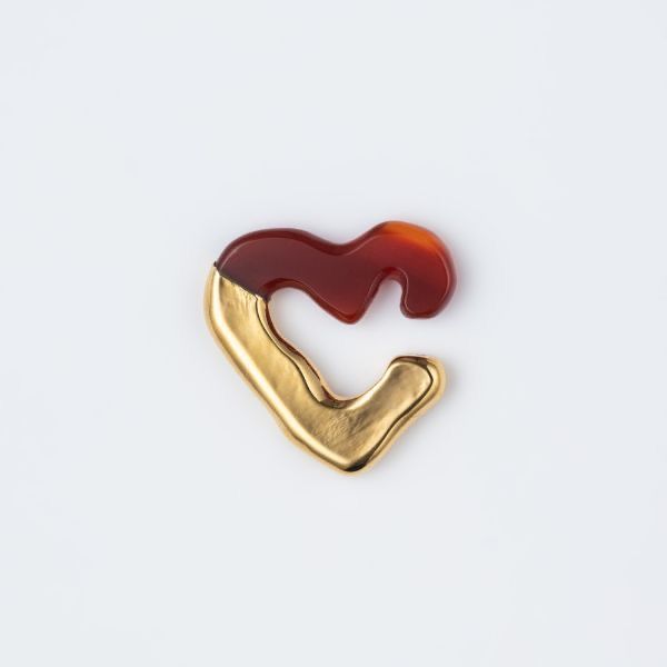 【お取り寄せ注文可能】Rough Heart Ear Cuff