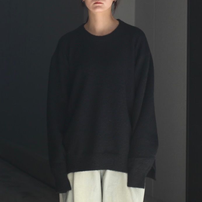【残り一点】Wool/Alpaca Milled Knit Crew Neck LS