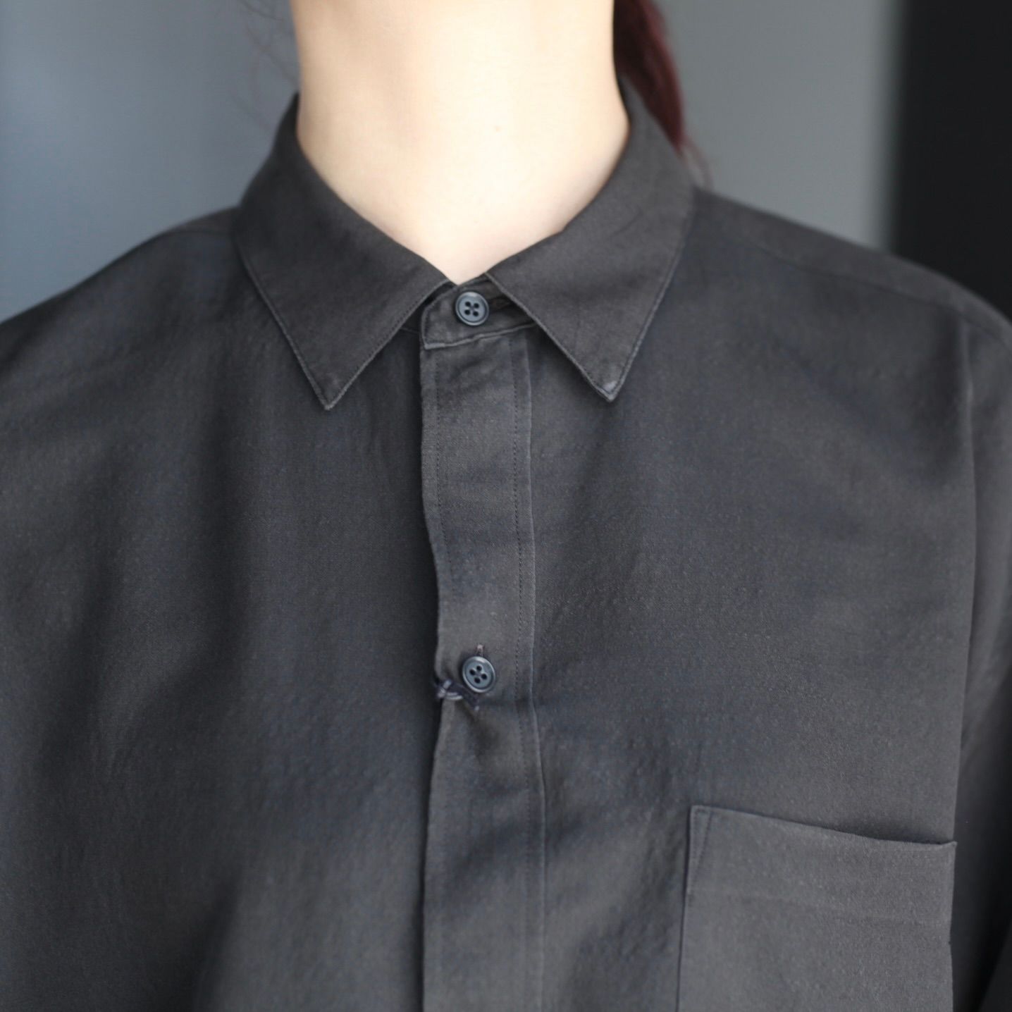 【残り一点】Wool/Silk Pullover Shirt