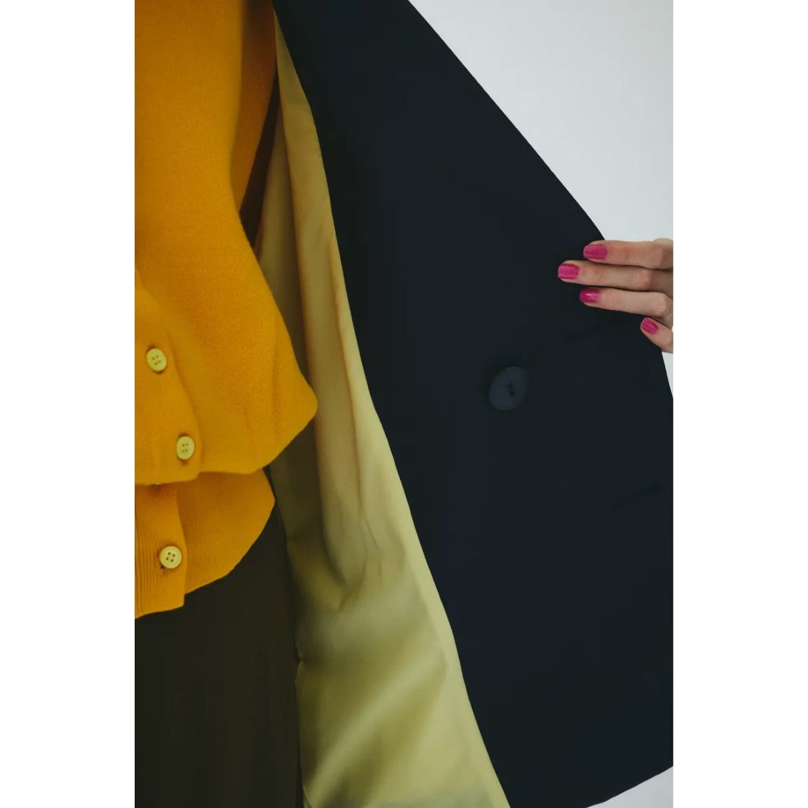 【残り一点】No Collar Over Jacket